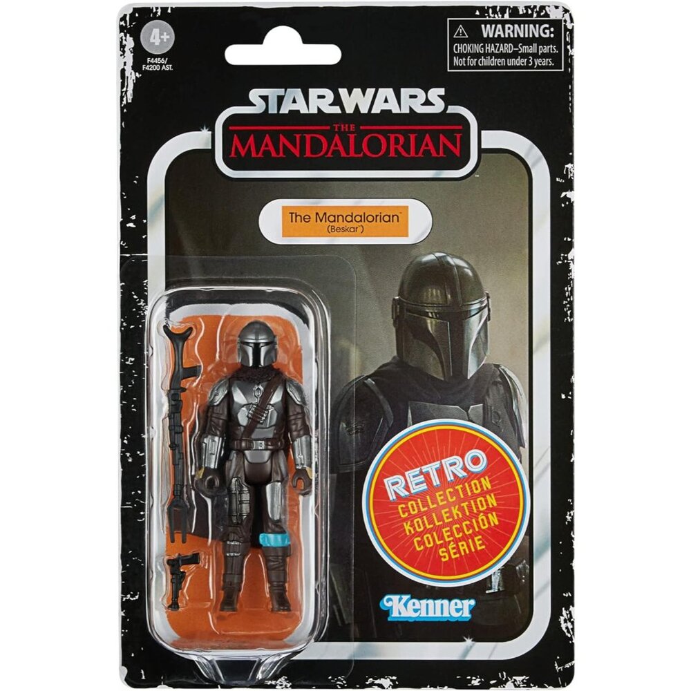 STAR WARS Kenner The Mandalorian (Beskar) Retro Collection Toy 3.75" Figure - Picture 6 of 6